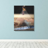 Artist's View of Odyssey Detection Ice Leinwanddruck (Insitu (Holzboden))