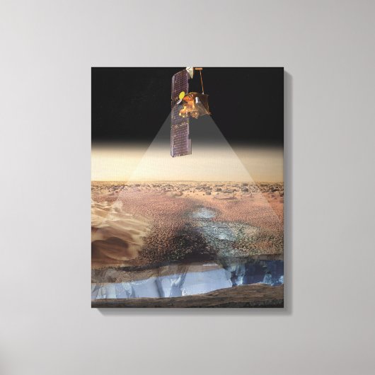 Artist's View of Odyssey Detection Ice Leinwanddruck (Vorderseite)