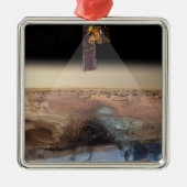 Artist's View of Odyssey Detection Ice Silbernes Ornament (Vorne)