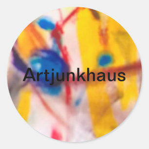 Artjunkhaus Hummingbird Abstrakt Jeff Hankamer Spa Runder Aufkleber