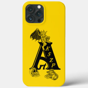 ArtKSZP-Logo mit Golem und Skull Case-Mate iPhone Hülle