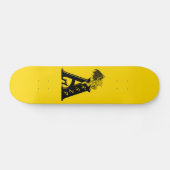 ArtKSZP Logo mit Kleine Golem Skateboard (Horizontal)