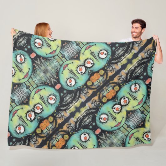 ArtLady 10 Charmant und bedrückt Fleecedecke (Beispiel)