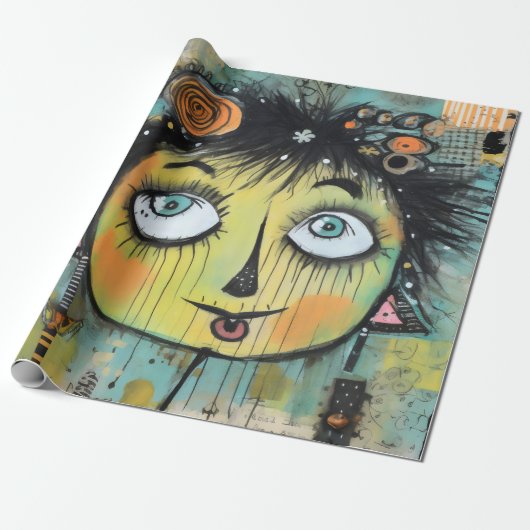 ArtLady 11 Bezaubernd und bedrückt Geschenkpapier (Ungerollt)