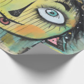 ArtLady 11 Bezaubernd und bedrückt Geschenkpapier (Ecke)