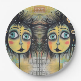 ArtLady 12 Bezaubernd und bedrückt Pappteller