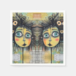 ArtLady 12 Bezaubernd und bedrückt Serviette