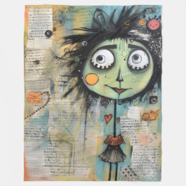 ArtLady 13 Bezaubernd und bedrückt Fleecedecke