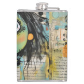 ArtLady 15 Bezaubernd und bedrückt Flachmann (Rückseite)