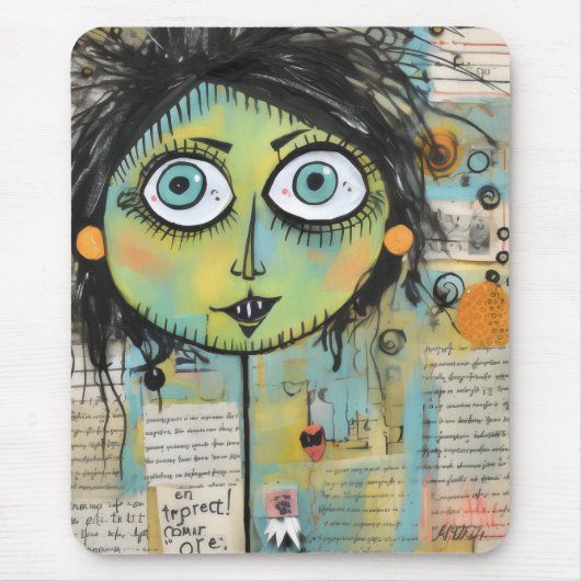 ArtLady 15 Bezaubernd und bedrückt Mousepad (Vorne)