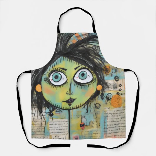 ArtLady 15 Bezaubernd und bedrückt Schürze (Vorderseite)