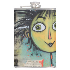 ArtLady 17 Bezaubernd und bedrückt Flachmann