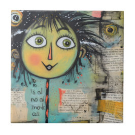 ArtLady 17 Bezaubernd und bedrückt Fliese