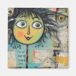 ArtLady 17 Bezaubernd und bedrückt Magnet