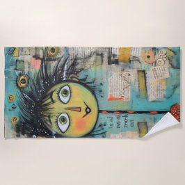 ArtLady 17 Bezaubernd und bedrückt Strandtuch