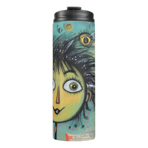 ArtLady 17 Charmant und bedrängt Thermosbecher