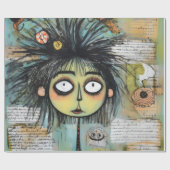 ArtLady 18 Bezaubernd und bedrückt Geschenkpapier (Flach)