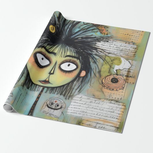 ArtLady 18 Bezaubernd und bedrückt Geschenkpapier (Ungerollt)