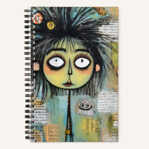 ArtLady 18 Charmant und ramponiert Notizblock