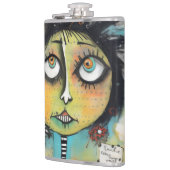 ArtLady 19 Bezaubernd und bedrückt Flachmann (Links)