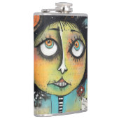 ArtLady 19 Bezaubernd und bedrückt Flachmann (Rechts)