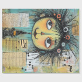 ArtLady 1 Bezaubernd und bekümmert Geschenkpapier (Flach)