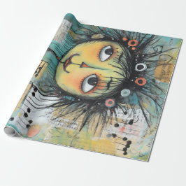 ArtLady 1 Bezaubernd und bekümmert Geschenkpapier