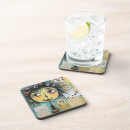 ArtLady 1 Bezaubernd und bekümmert Getränkeuntersetzer