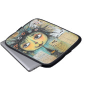 ArtLady 1 Bezaubernd und bekümmert Laptopschutzhülle (Vorne Knopf)