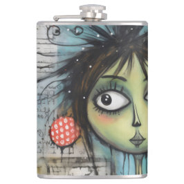 ArtLady 20 Bezaubernd und bedrückt Flachmann