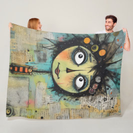 ArtLady 22 Bezaubernd und bedrückt Fleecedecke