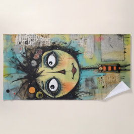 ArtLady 22 Bezaubernd und bedrückt Strandtuch