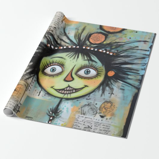 ArtLady 23 Bezaubernd und bedrückt Geschenkpapier (Ungerollt)