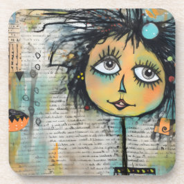 ArtLady 25 Bezaubernd und bedrückt Getränkeuntersetzer