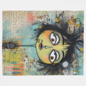ArtLady 26 Bezaubernd und bedrückt Fleecedecke (Vorderseite (Horizontal))