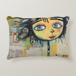 ArtLady 28 Bezaubernd und bedrückt Dekokissen