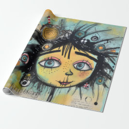 ArtLady 28 Bezaubernd und bedrückt Geschenkpapier