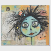 ArtLady 2 Bezaubernd und bekümmert Geschenkpapier (Flach)