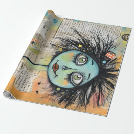 ArtLady 2 Bezaubernd und bekümmert Geschenkpapier
