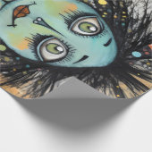 ArtLady 2 Bezaubernd und bekümmert Geschenkpapier (Ecke)