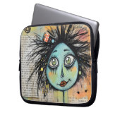ArtLady 2 Bezaubernd und bekümmert Laptopschutzhülle (Vorderseite Links)