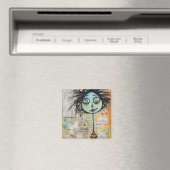 ArtLady 2 Bezaubernd und bekümmert Magnet (In Situ (Geschirrspüler))