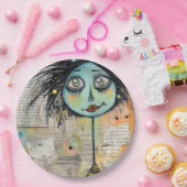 ArtLady 2 Bezaubernd und bekümmert Pappteller (Party)