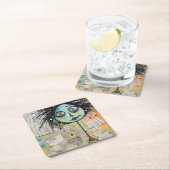 ArtLady 2 Bezaubernd und bekümmert Rechteckiger Pappuntersetzer (Vor Ort)