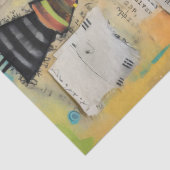 ArtLady 2 Bezaubernd und bekümmert Seidenpapier (Detail)