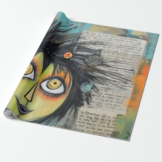 ArtLady 3 Bezaubernd und bekümmert Geschenkpapier (Ungerollt)