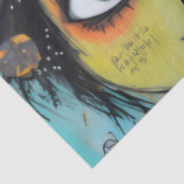 ArtLady 3 Bezaubernd und bekümmert Seidenpapier (Detail)