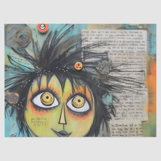 ArtLady 3 Bezaubernd und bekümmert Seidenpapier (Vorderseite)