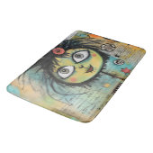 ArtLady 4 Bezaubernd und bekümmert Badematte (Schrägansicht)