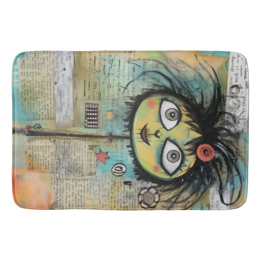 ArtLady 4 Bezaubernd und bekümmert Badematte (Vorderseite)